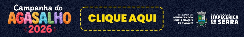 PREFEITURA DE ITAPECERICA - CAMPANHA DO AGASALHO - JULHO DE 2026