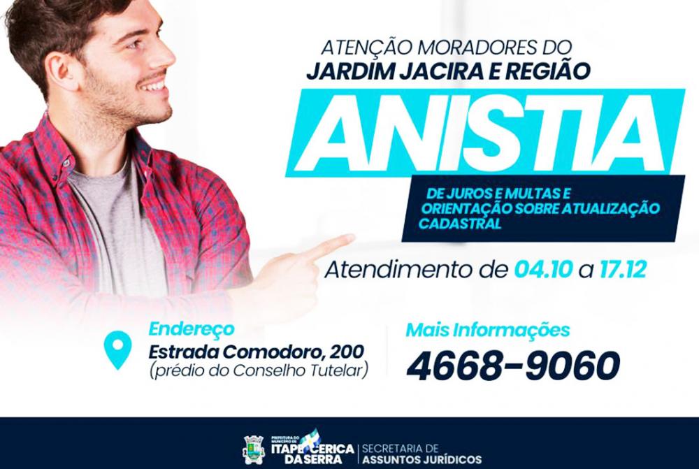 Itapecerica da Serra: Anistia Fiscal: ponto de atendimento no Jacira encerra na sexta, 17