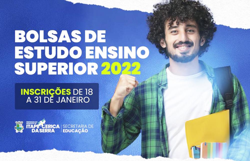Prefeitura de Itapecerica da Serra abrirá inscrições para Bolsas de Estudo em janeiro