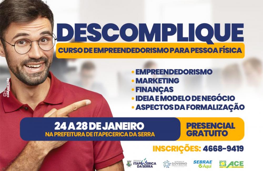 Prefeitura de Itapecerica da Serra abre inscrições para curso de Empreendedorismo