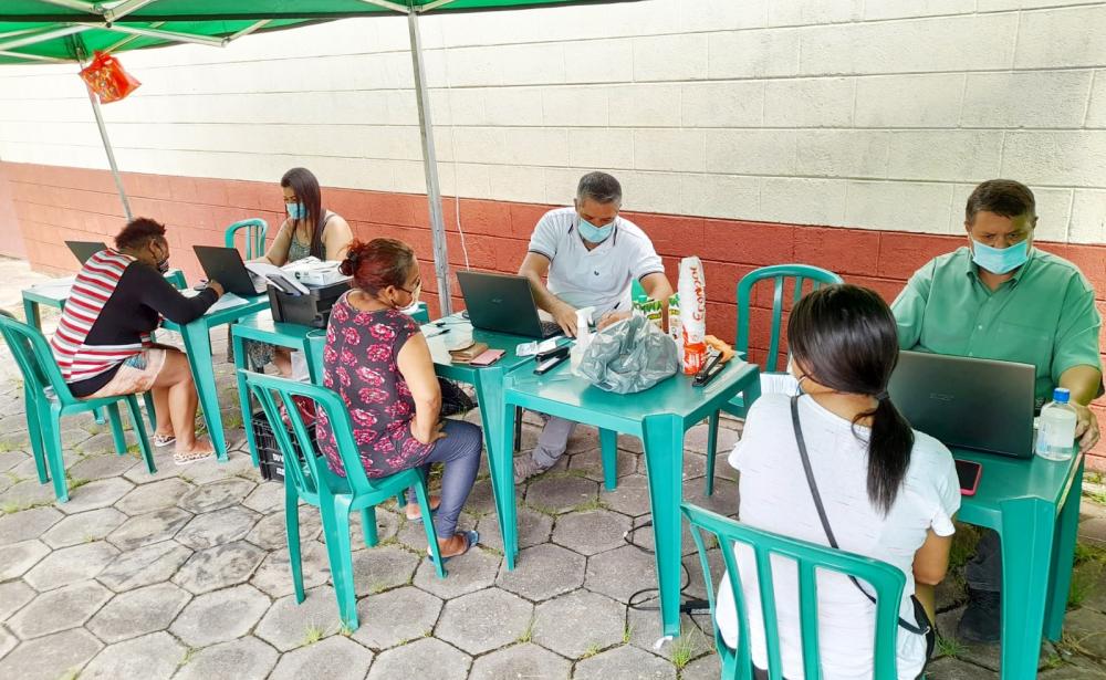 Ação Social do PAT e CadÚnico foi realizada no Jardim Montesano em Itapecerica da Serra