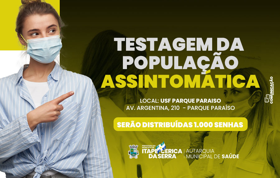 Saúde de Itapecerica da Serra informa resultado do estudo epidemiológico