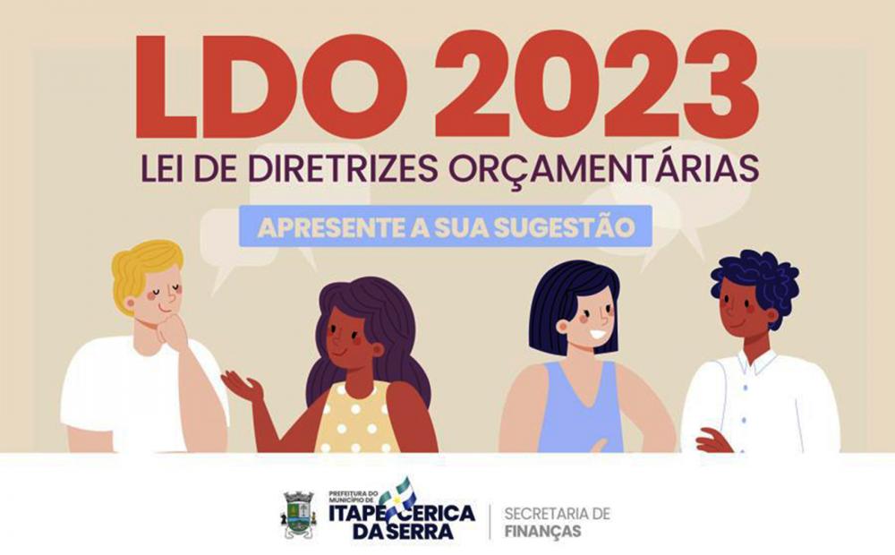 Planejamento Orçamentário 2023 de Itapecerica da Serra; saiba como apresentar sugestões