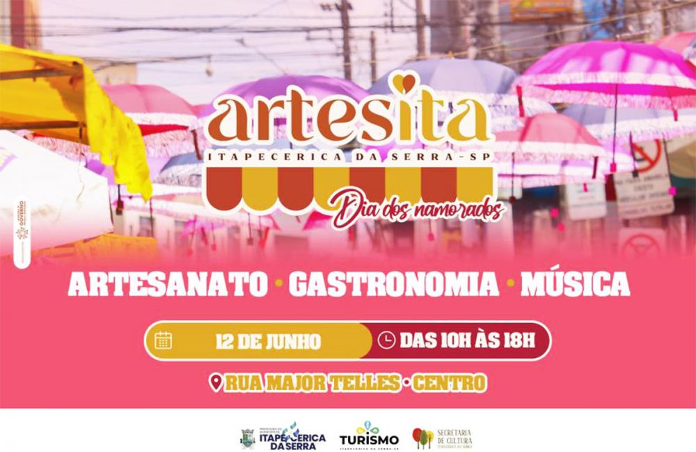 Itapecerica da Serra comemora o Dia dos namorados com artesanato, música e gastronomia num só lugar
