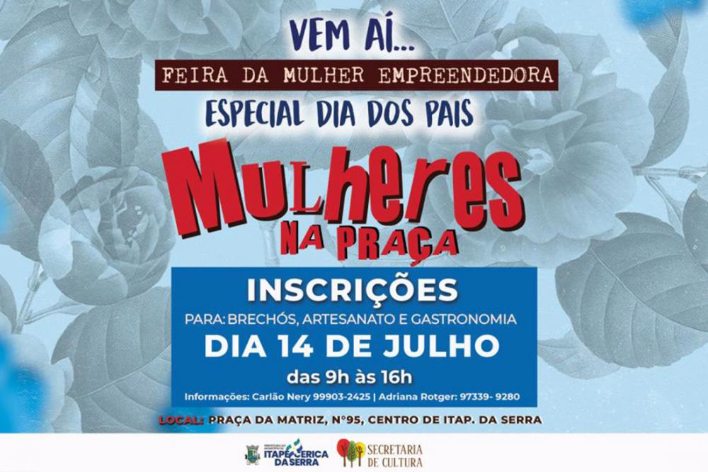 Feira da Mulher Empreendedora acontece no próximo dia 6 de agosto em Itapecerica da Serra