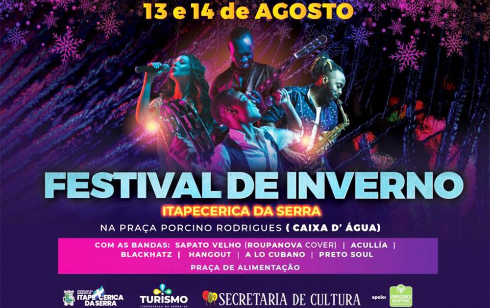 Festival de Inverno de Itapecerica da Serra acontece neste final de semana; confira!