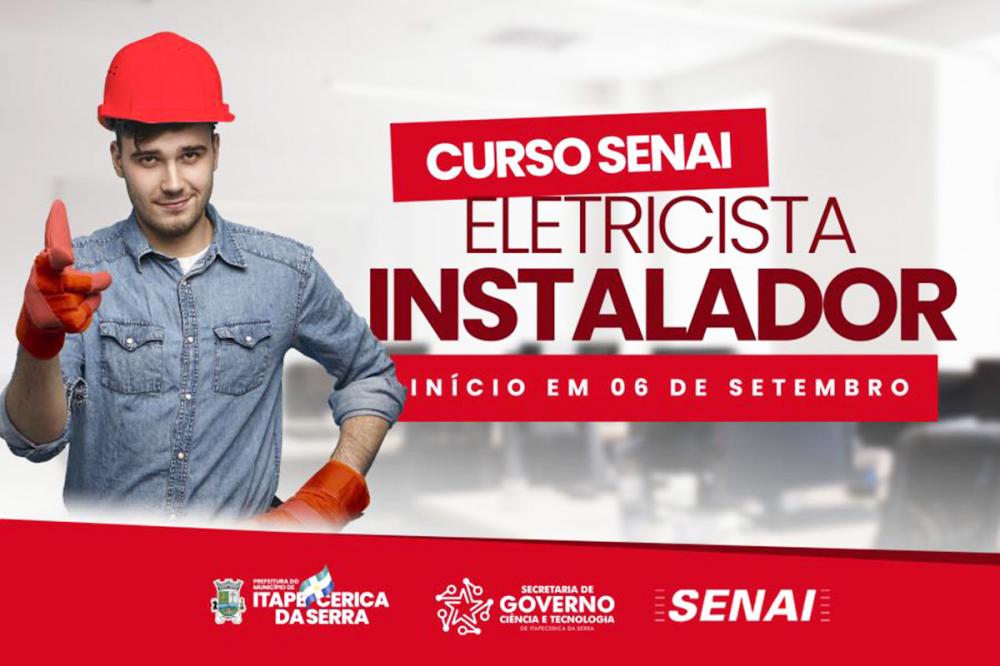 Itapecerica da Serra abre vagas para curso gratuito de Eletricista Instalador; saiba mais!