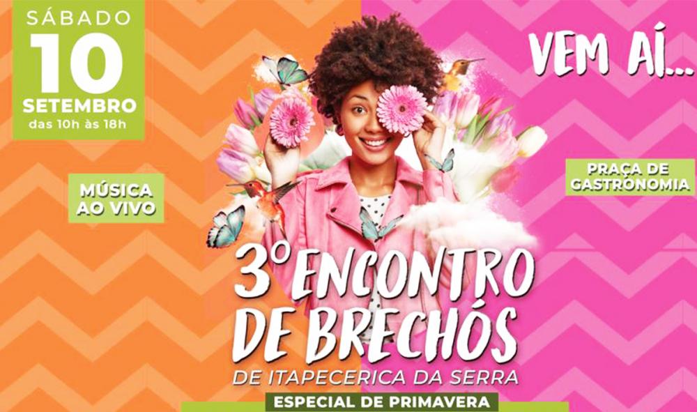 Itapecerica da Serra realiza 3º Encontro de Brechós no próximo dia 10 de setembro