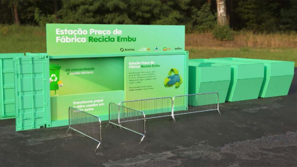 Embu das Artes: Projeto Estação Preço de Fábrica cria renda extra com recicláveis
