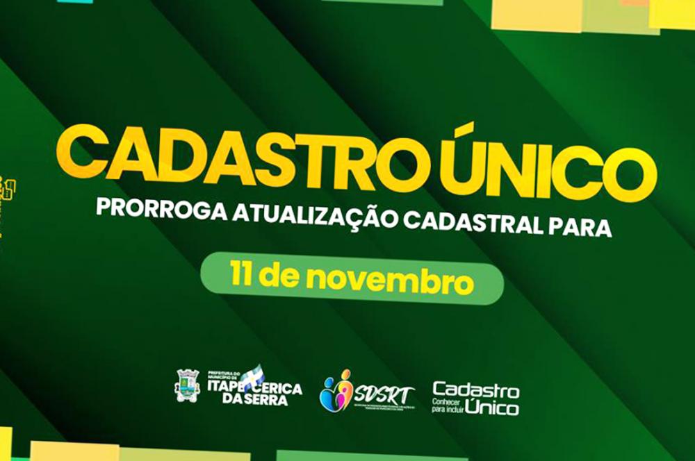 Itapecerica da Serra: Cadastro Único prorroga data limite para atualização cadastral