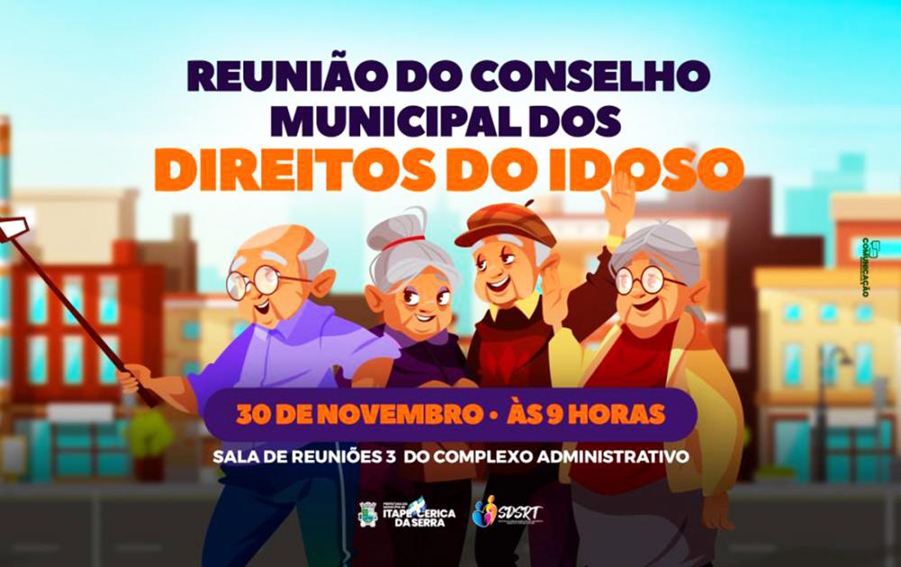 Itapecerica da Serra: Conselho dos Direitos do Idoso se reunirá na próxima quarta, 30