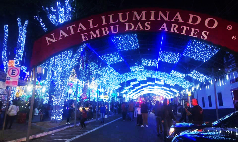 Embu das Artes inaugura o Natal Iluminado nesta sexta-feira, 2; confira a programação