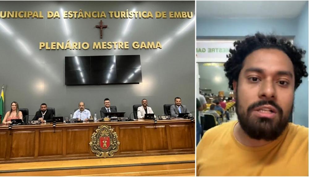 Embu das Artes: mesmo com protesto de Abidan, Renato Oliveira é reeleito presidente da Câmara Municipal