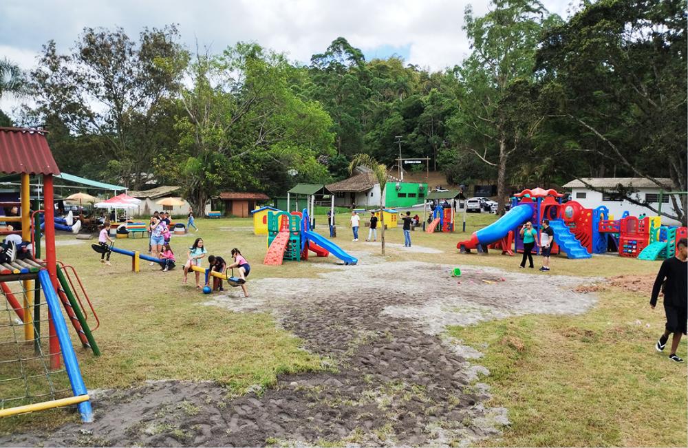 Itapecerica da Serra: Parque do Povo é reaberto com a presença de um grande número de moradores