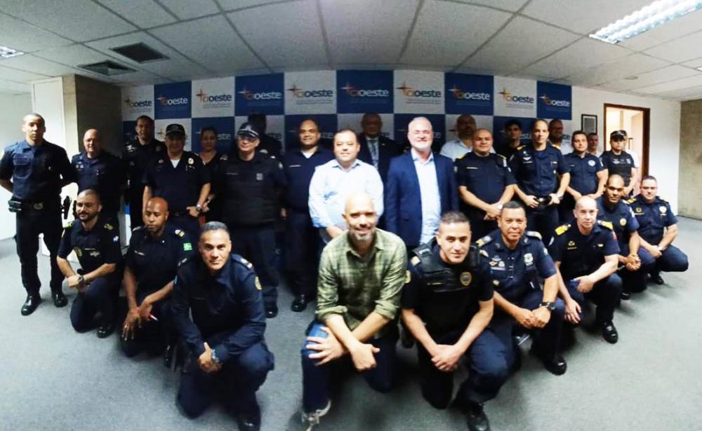 Guarda Civil Municipal de Itapecerica da Serra participa de reunião do CiOeste em Barueri