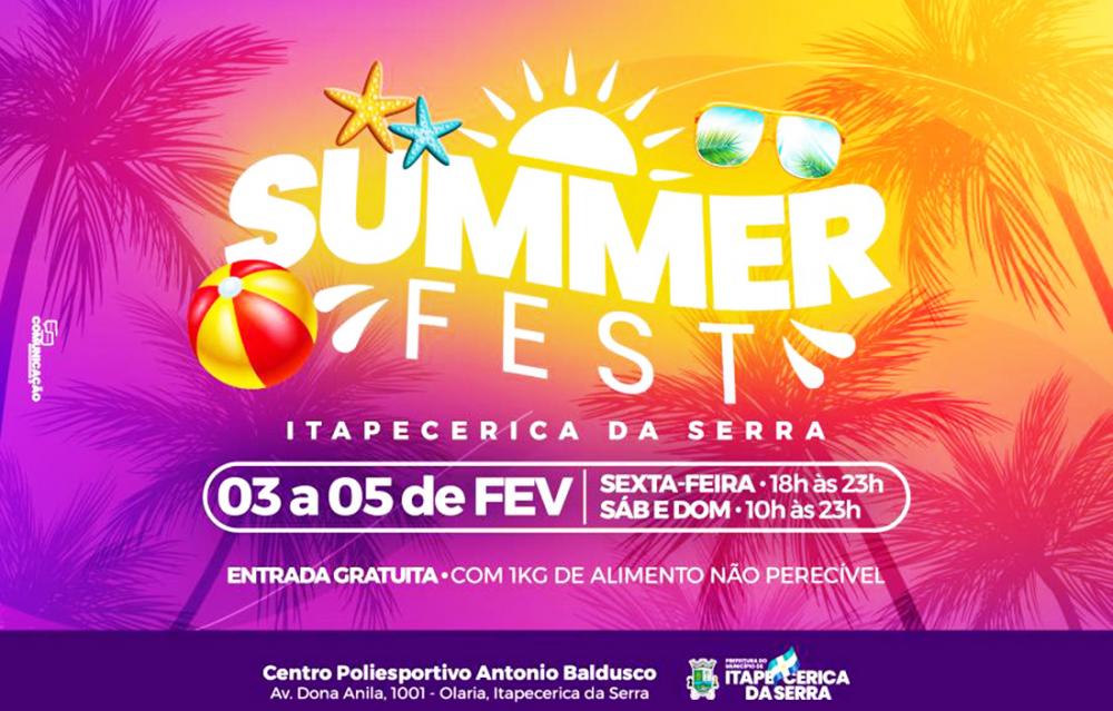 Itapecerica da Serra: Maior Festival de Verão acontece neste fim de semana; confira