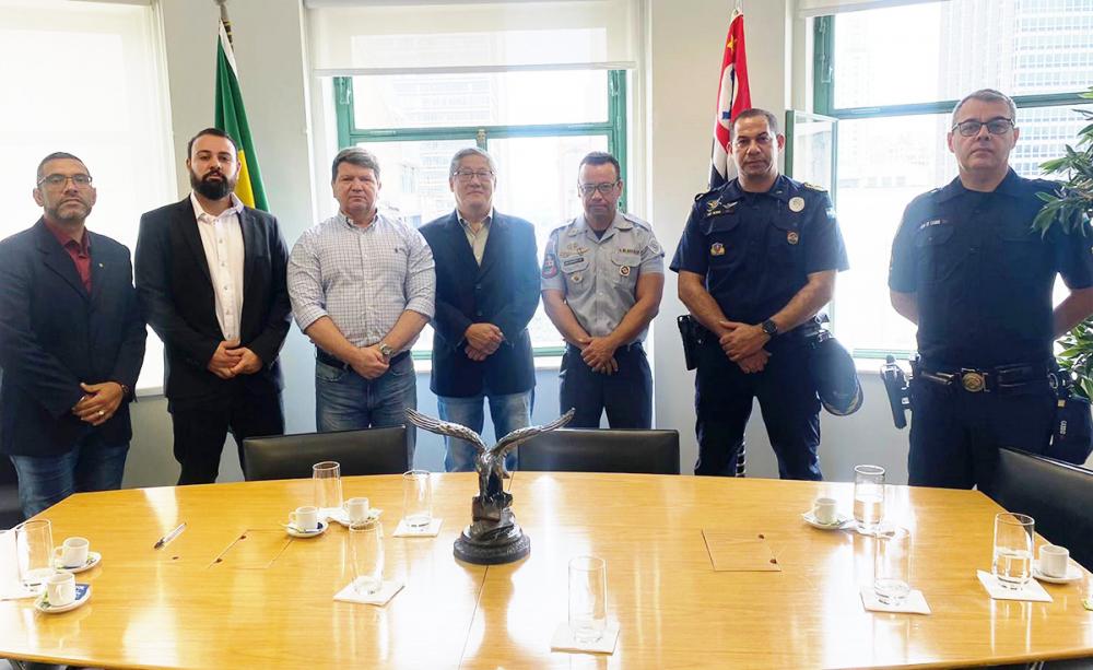 Itapecerica da Serra: Prefeito Nakano participa de reunião na Secretaria de Segurança Pública de SP