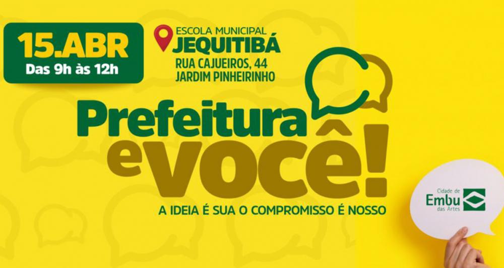 Embu das Artes: Prefeitura e Você será no jardim Pinheirinho neste sábado, 15/4