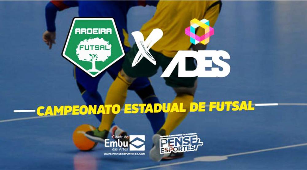 Aroeira Futsal/Embu das Artes enfrenta o ADES Bragança nesta sexta, 21 de abril