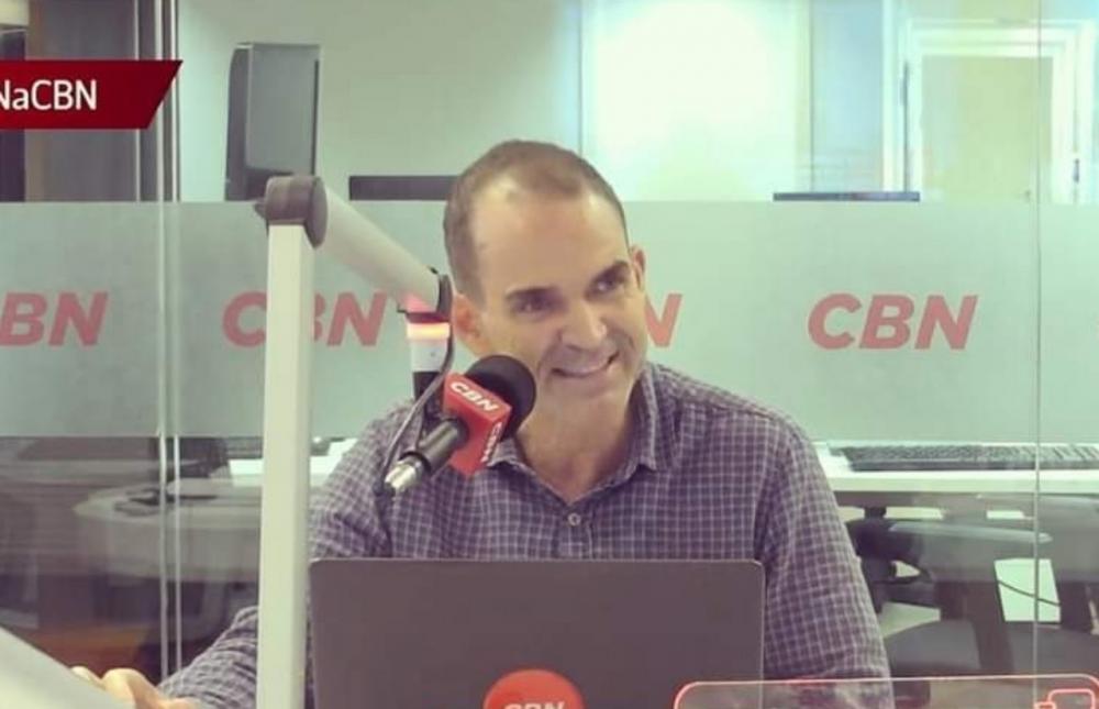 Paulo Galvão na apresentação do CBN Madrugada, na Rádio CBN 