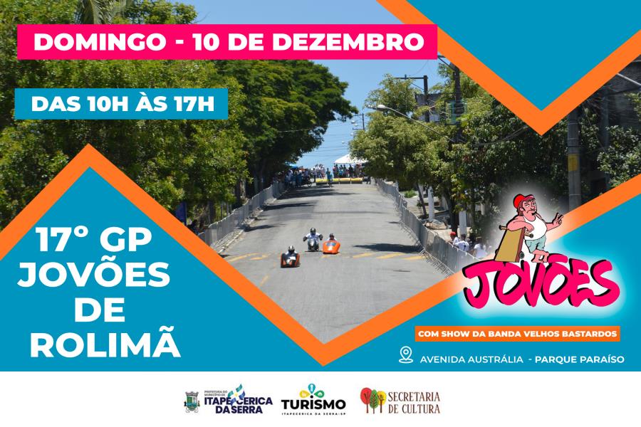 Itapecerica da Serra realiza o 17° GP Jovões de Carrinhos de Rolimã; saiba mais