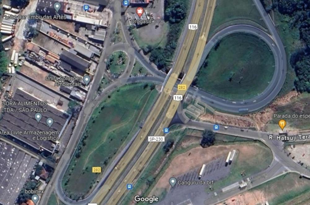 Embu das Artes terá interdição nos acessos da Régis Bittencourt à cidade no km 282