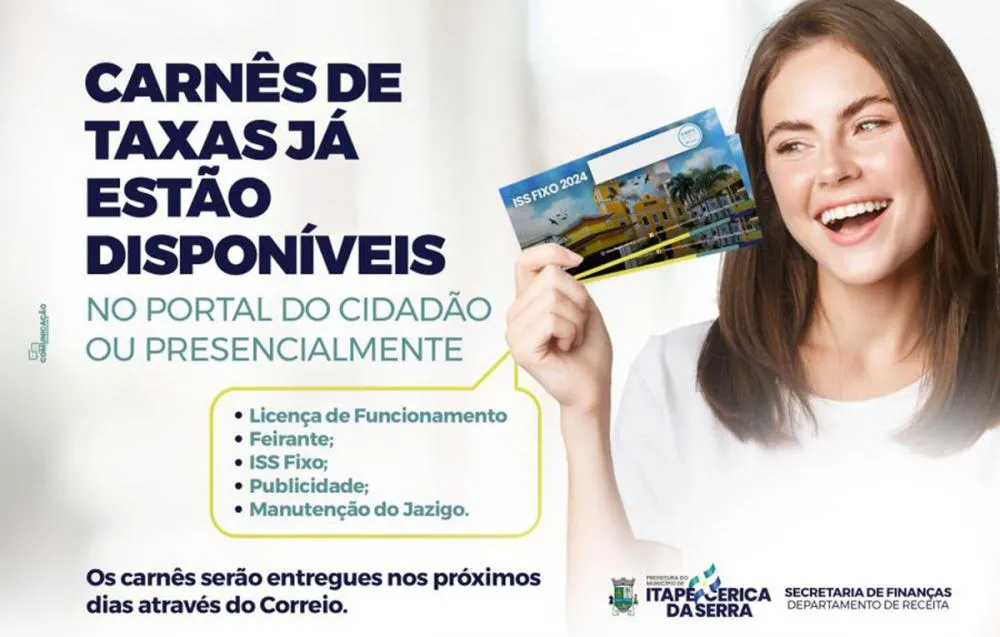 Itapecerica da Serra: Confira o calendário de vencimentos do ISSQN, Taxa de Licença de Funcionamento e Feirante