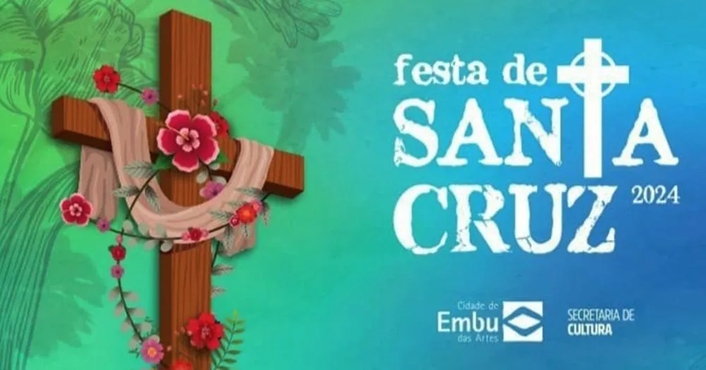Embu das Artes realiza Festa de Santa Cruz de 24 a 26 de maio; confira a programação