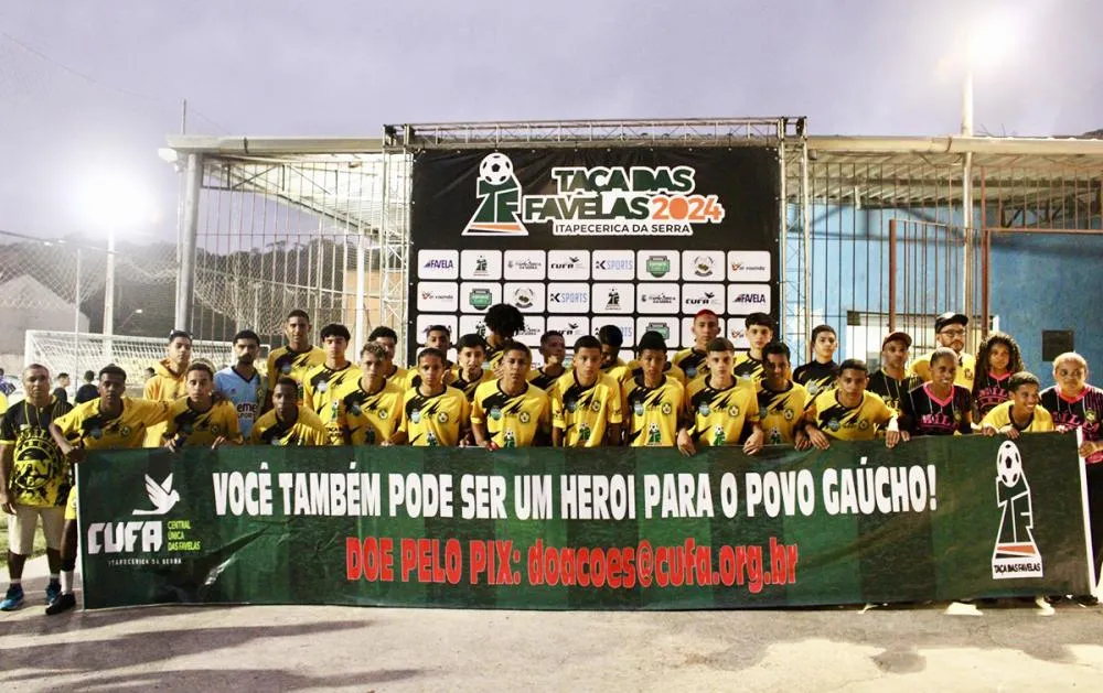 Começou em Itapecerica da Serra a 3ª edição da Taça das Favelas no sábado, 18