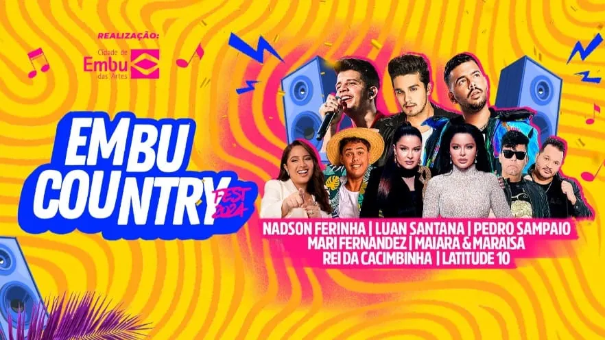 Embu das Artes realiza o maior festival gratuito de música do estado SP “Embu Country Fest” confira