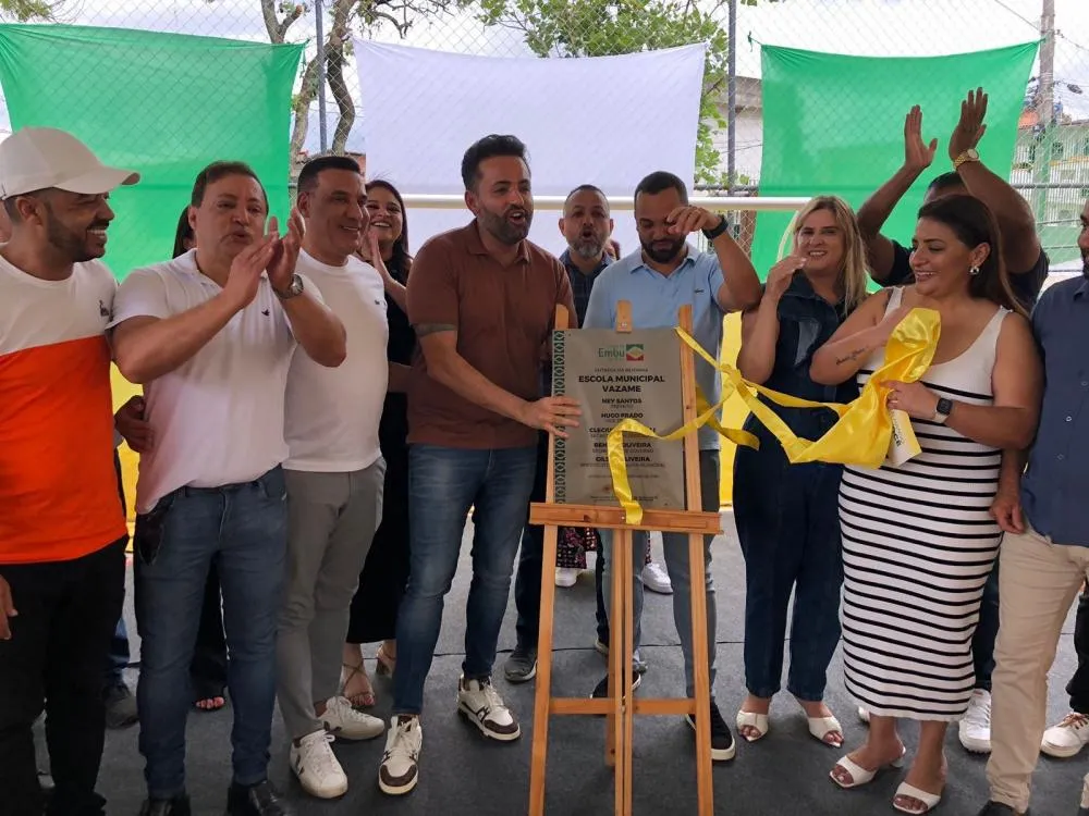 Embu das Artes: Escola Municipal Vazame é reformada e entregue à população