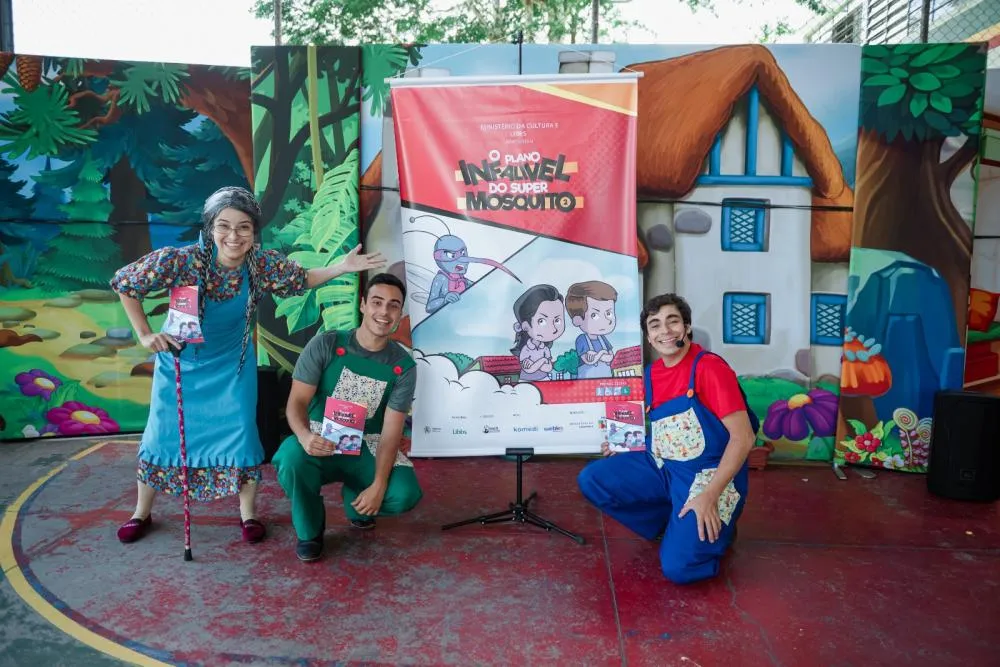 “O Plano Infalível do Super Mosquito – 2ª edição” chega a Embu das Artes e empodera crianças no combate ao mosquito da dengue