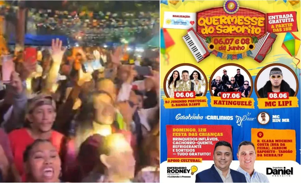 A Quermesse  do Saporito tem se consolidado como um dos eventos mais esperados da região