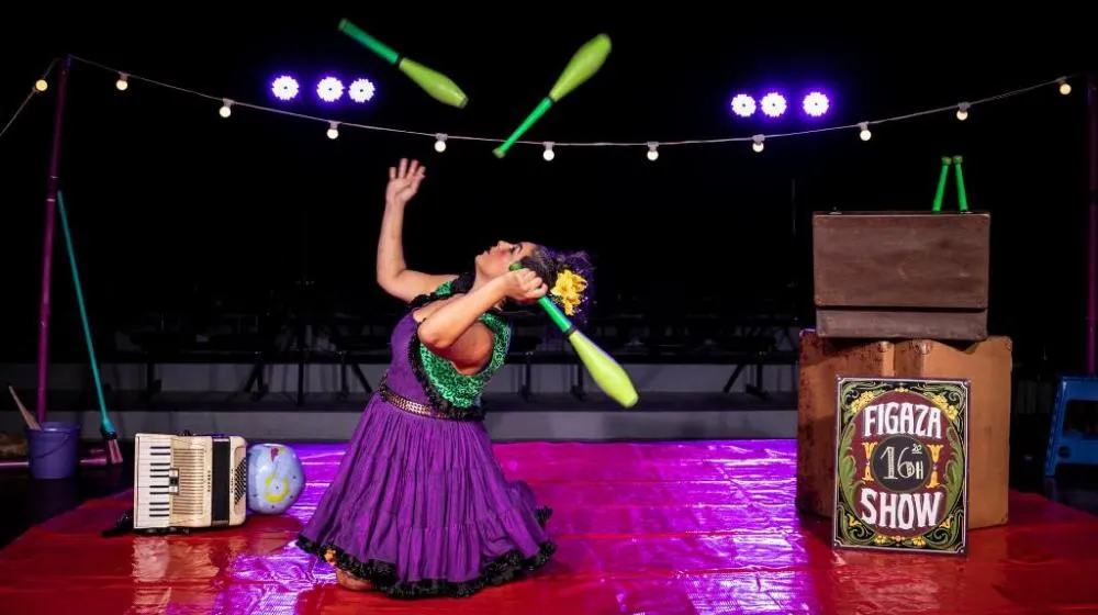 Embu das Artes: Espetáculo Figaza Show leva circo, música e palhaçaria ao Parque Rizzo neste domingo, 22