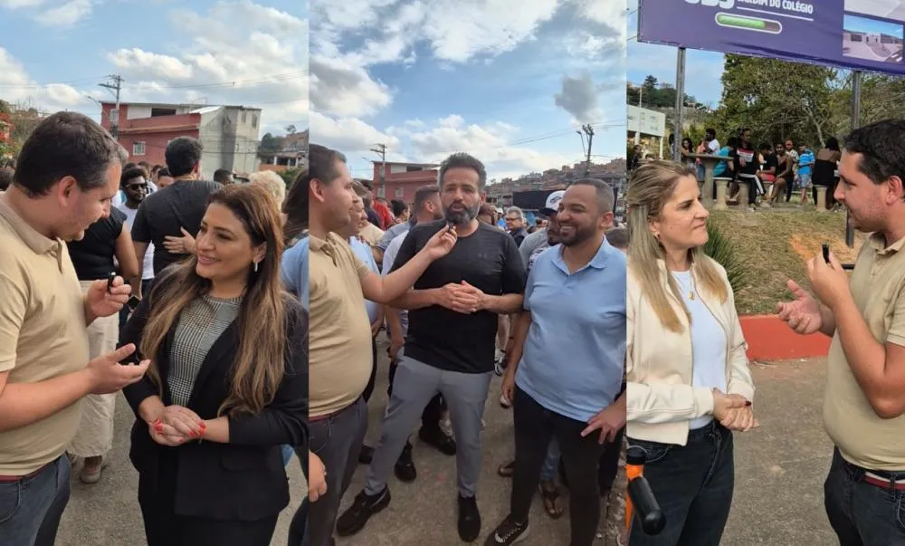 Assista às entrevistas completas com Ney Santos, Hugo Prado, Ely Santos e Dra. Bete durante pontapé inicial das obras da UBS do Jd. do Colégio em Embu das Artes