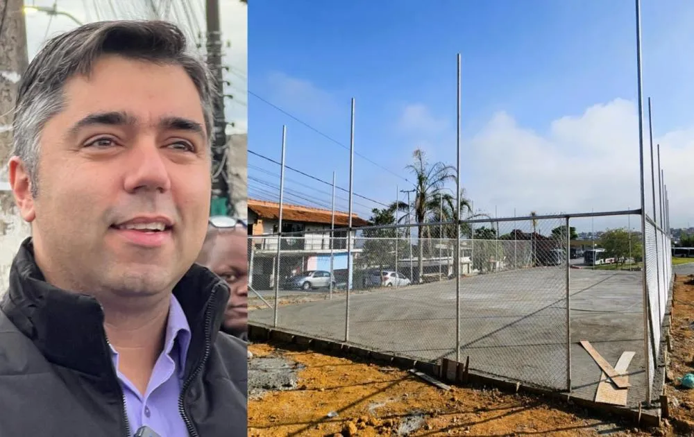 Itapecerica da Serra: Prefeito Ramon Corsini avança as obras da Praça Poliesportiva e melhorias no entorno do Terminal Jacira