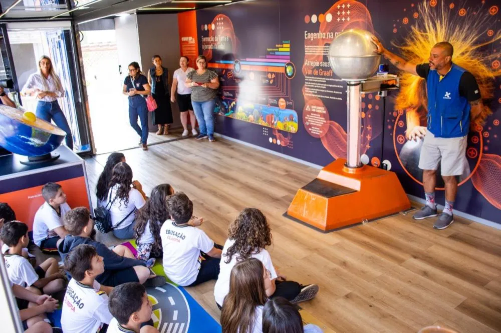 Carreta do Museu Catavento estará no Ginásio Zé do Feijão, de 19 a 22 de julho.