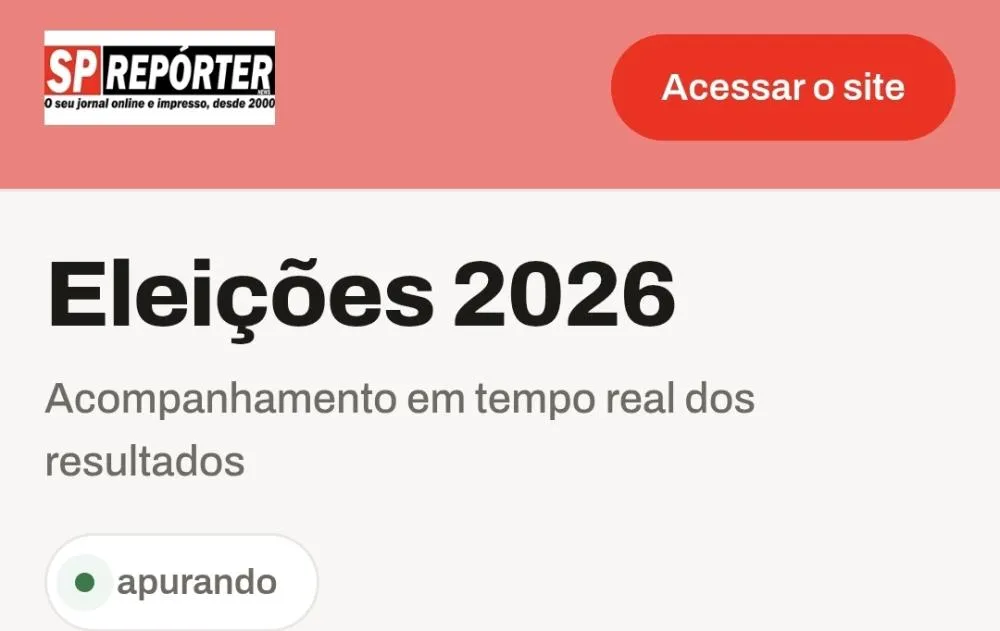 Jornal SP Repórter disponibiliza plataforma para acompanhar apuração das eleições em tempo real