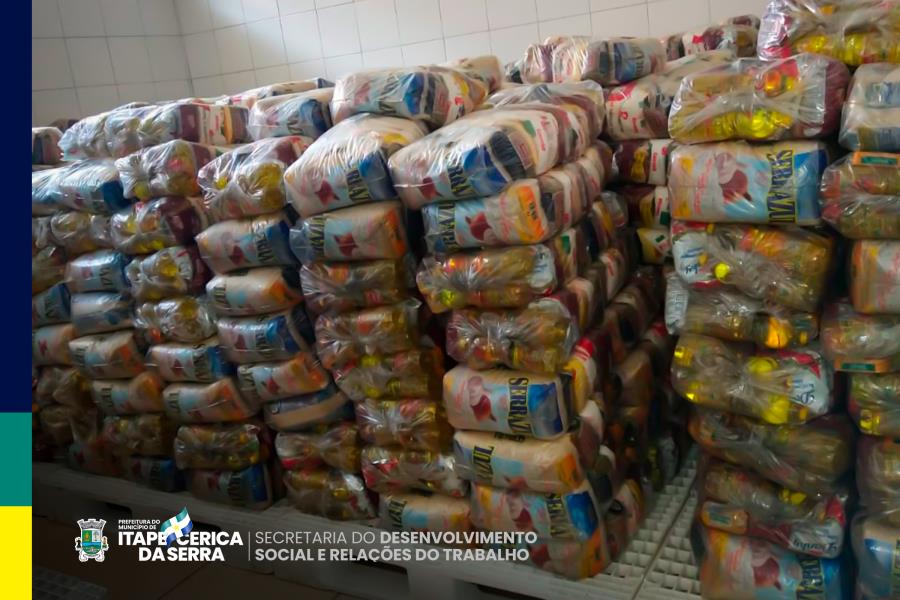 Prefeitura de Itapecerica da Serra entrega cestas básicas a famílias em situações de vulnerabilidade alimentar