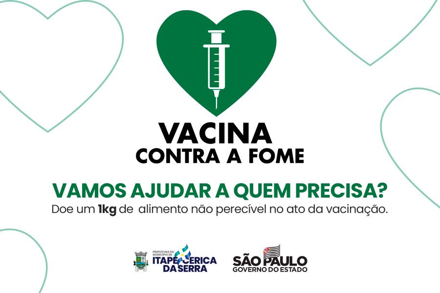 Itapecerica da Serra participa da Campanha “Vacina Contra a Fome”
