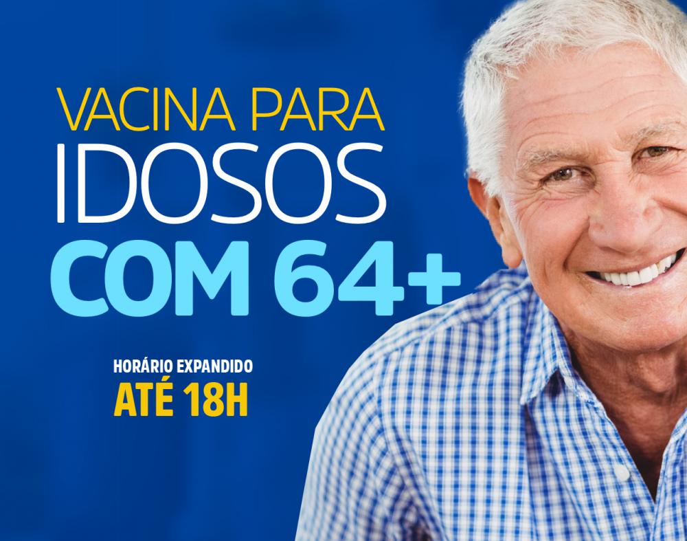 Embu das Artes: Liberada a vacina contra a covid-19 para idosos com 64 anos ou mais