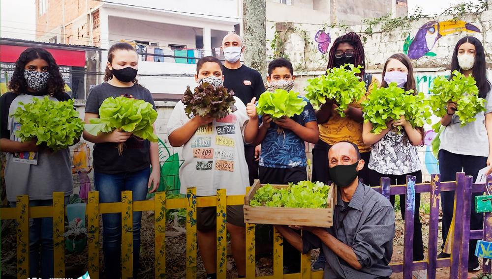 Itapecerica da Serra: Educação Ambiental apresenta projeto Horta nas Escolas na E.E. Asa Branca da Serra