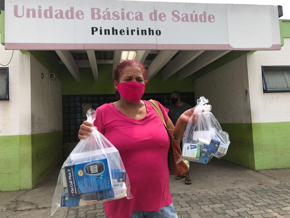 Embu das Artes: pacientes receberão kits de testagem para glicemia para os próximos meses