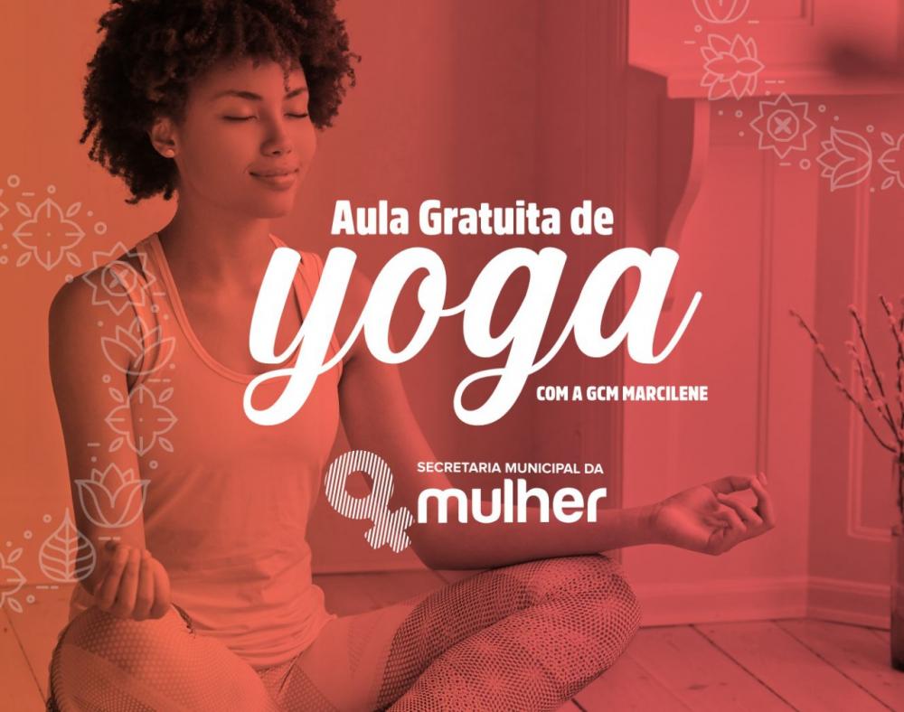 Secretaria da Mulher de Embu das Artes oferece aula de yoga gratuita para mulheres
