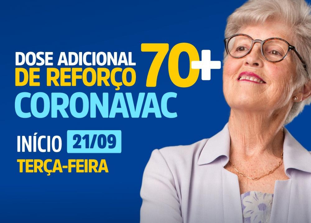 Embu das Artes começa vacinação da dose de reforço em idosos acima de 70 anos nesta terça, 21 