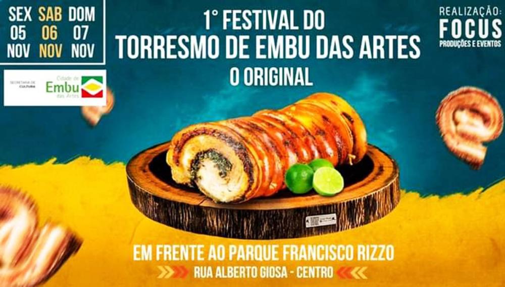 Embu das Artes: Festival do Torresmo será em frente ao Parque Francisco Rizzo