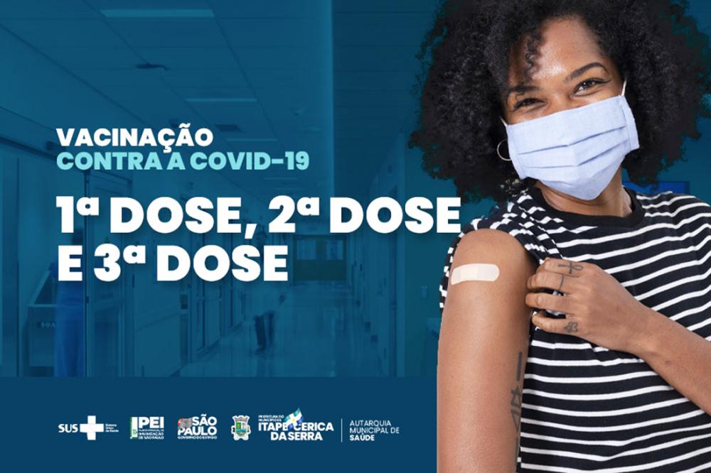 Itapecerica da Serra realiza vacinação contra a Covid no sábado, 13; Saiba mais!