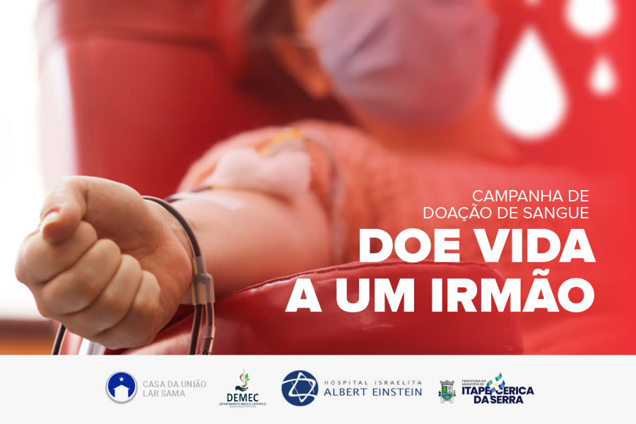 Participe da Campanha de Doação de Sangue em Itapecerica da Serra