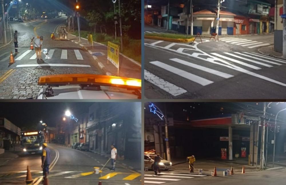 Ruas do centro de Embu das Artes têm sinalização revitalizada