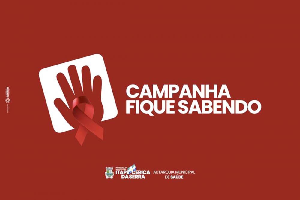 Saúde de Itapecerica da Serra promove Campanha Fique Sabendo